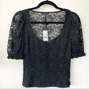 SALE | NWT Dynamite Lace Top